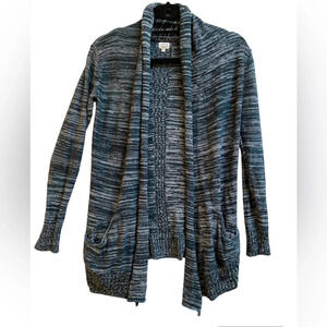 Wilfred  Aritzia silk cashmere open knit long sleeve sweater cardigan Sz xxs